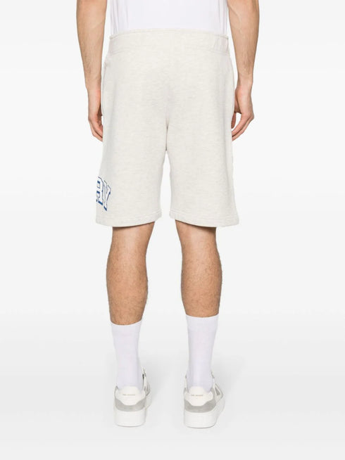 logo-print shorts
